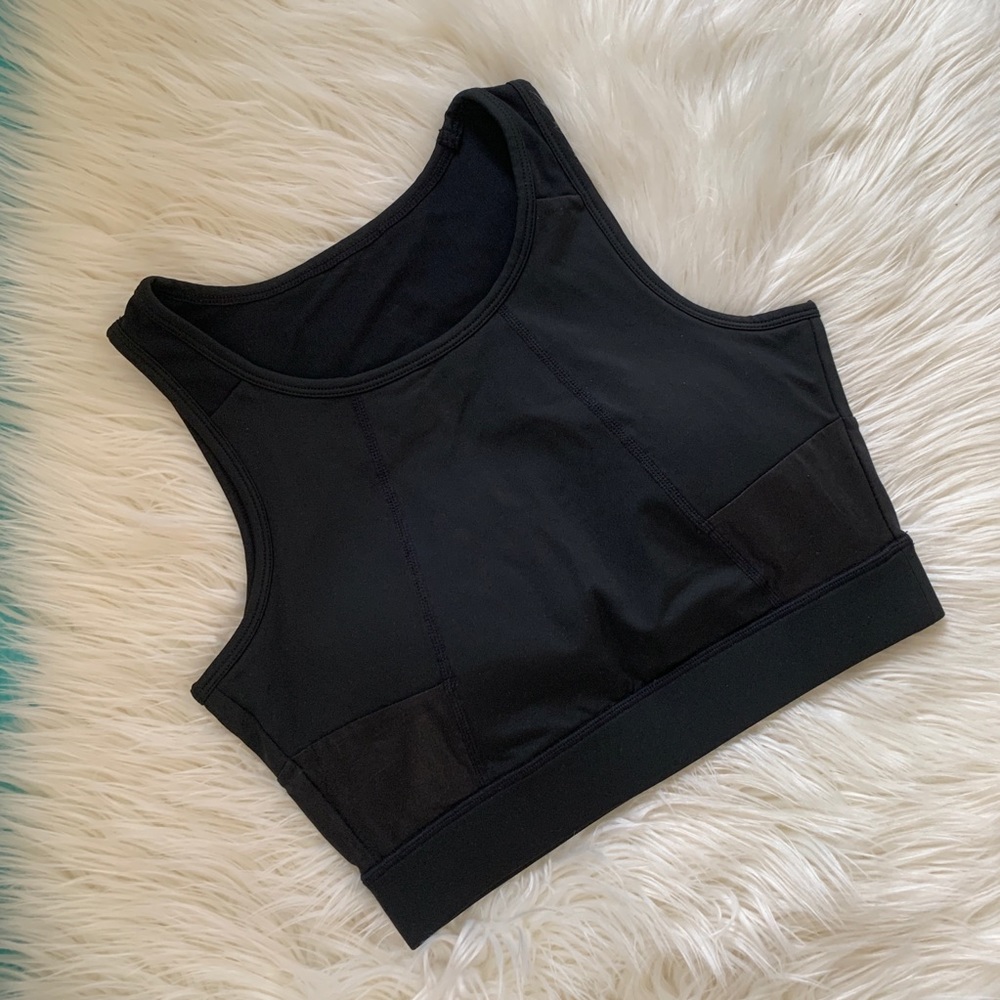 🌵Black sportsbra activewear sexy lace $ print